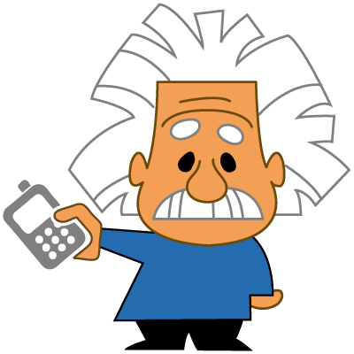 Mobile Genius - Albert Einstein (400x400)