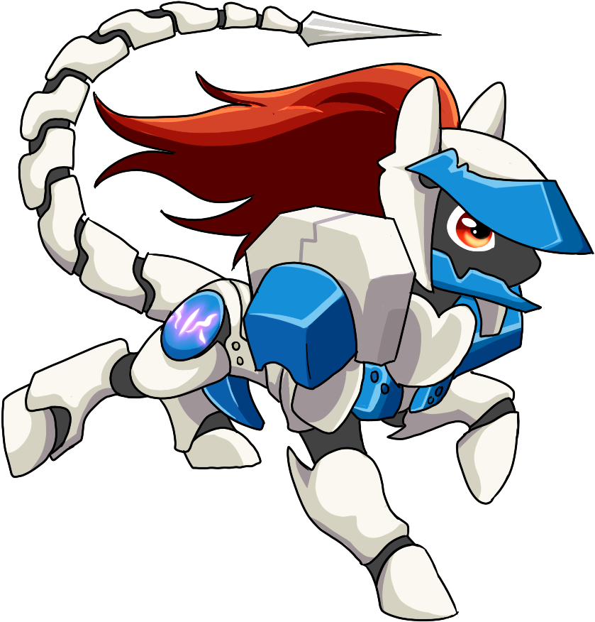Madmax, Guilty Gear, Justice, Ponified, Safe, Simple - Cartoon (1000x1000)