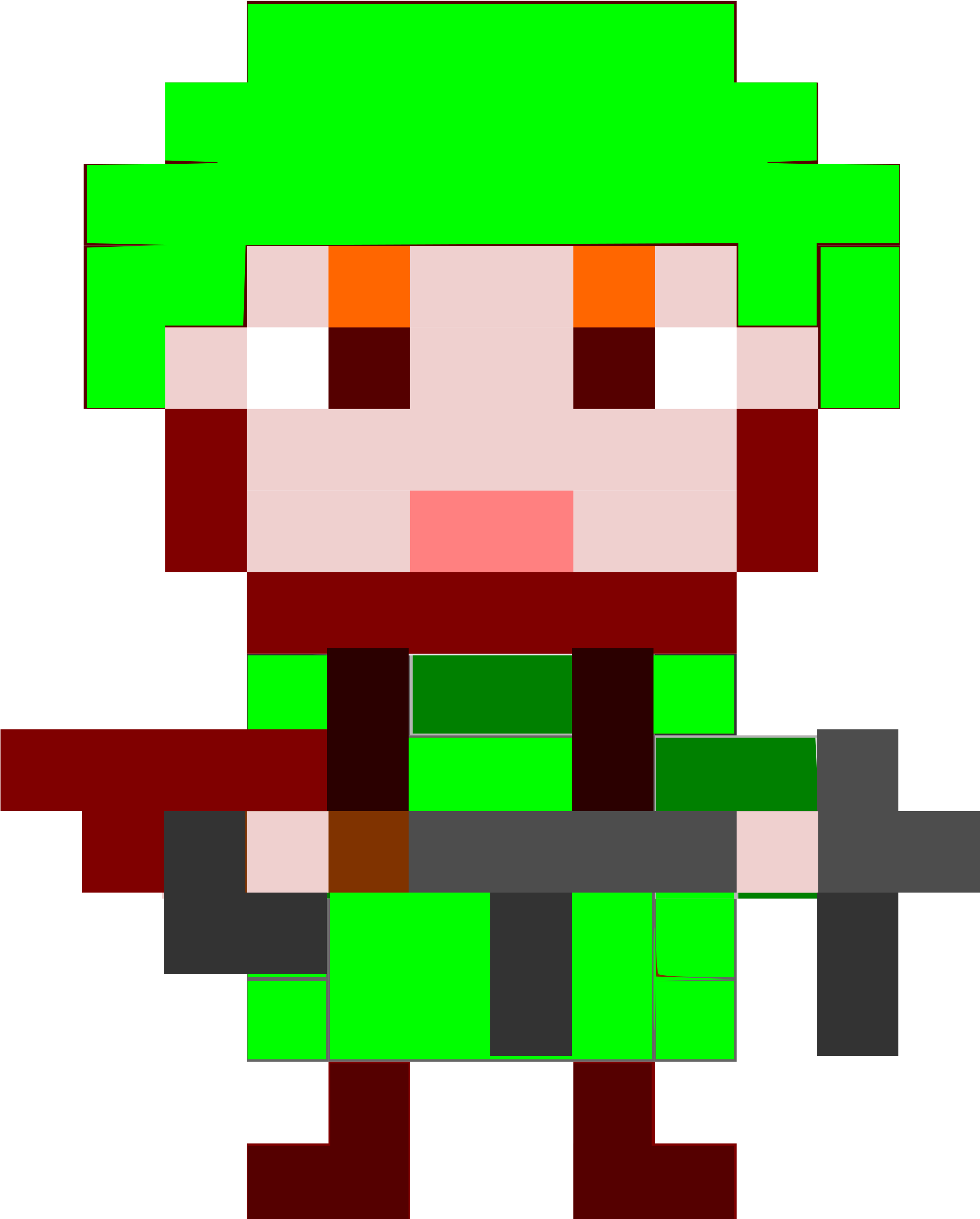 Clipart - Pixel Art Siolder (1920x2400)