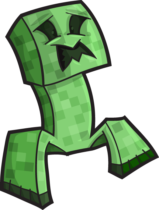 Minecraft Creeper - Creeper De Minecraft Png (523x689)