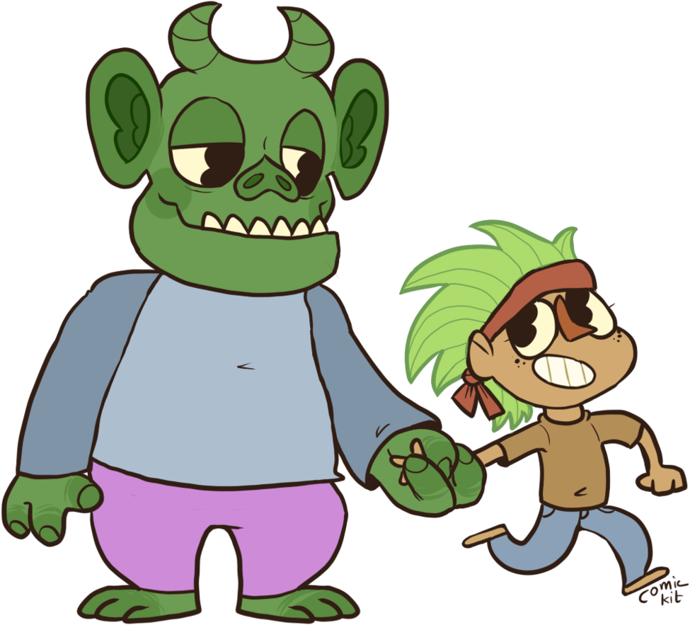 Comickit 102 10 Happyman Green Monster By Comickit - Happy Man Ratboy Genius (1024x915)