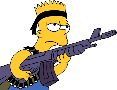 Nacho Picasso Tutankhamun Lyrics Genius Lyrics - Bart Simpson With Gun (400x307)