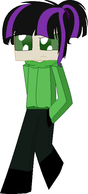 Ender Creeper - Cartoon (304x669)
