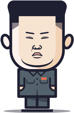Loogmoji Of Kim Jung Un - Greeting (500x500)