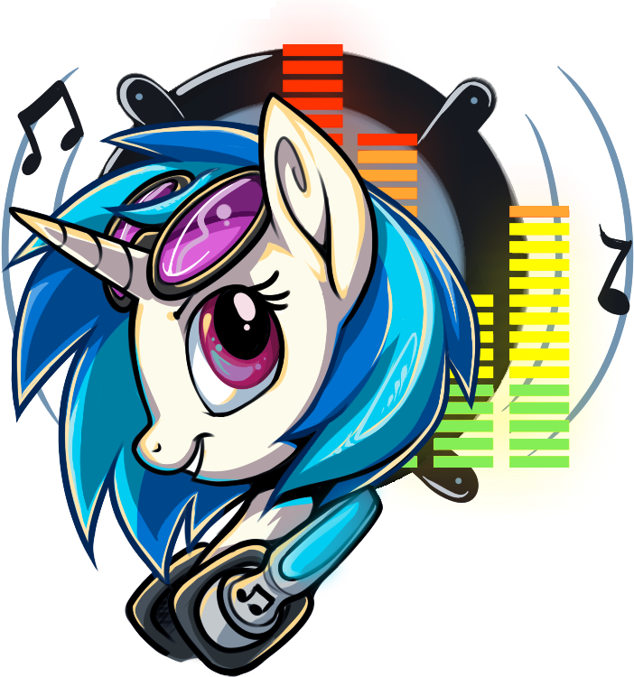 Vinyl Scratch Badge - My Little Pony: Friendship Is Magic (702x750)