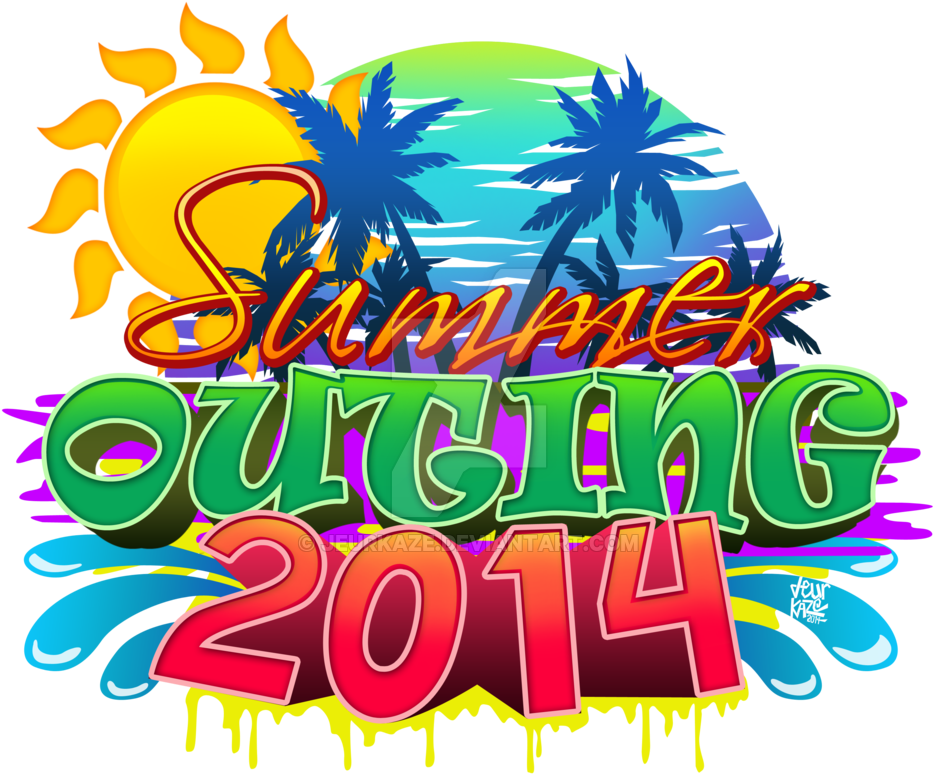 Outing Clip Art For Summer Graphic Design Clip Art - Summer Outing 2018 Design (1024x791)