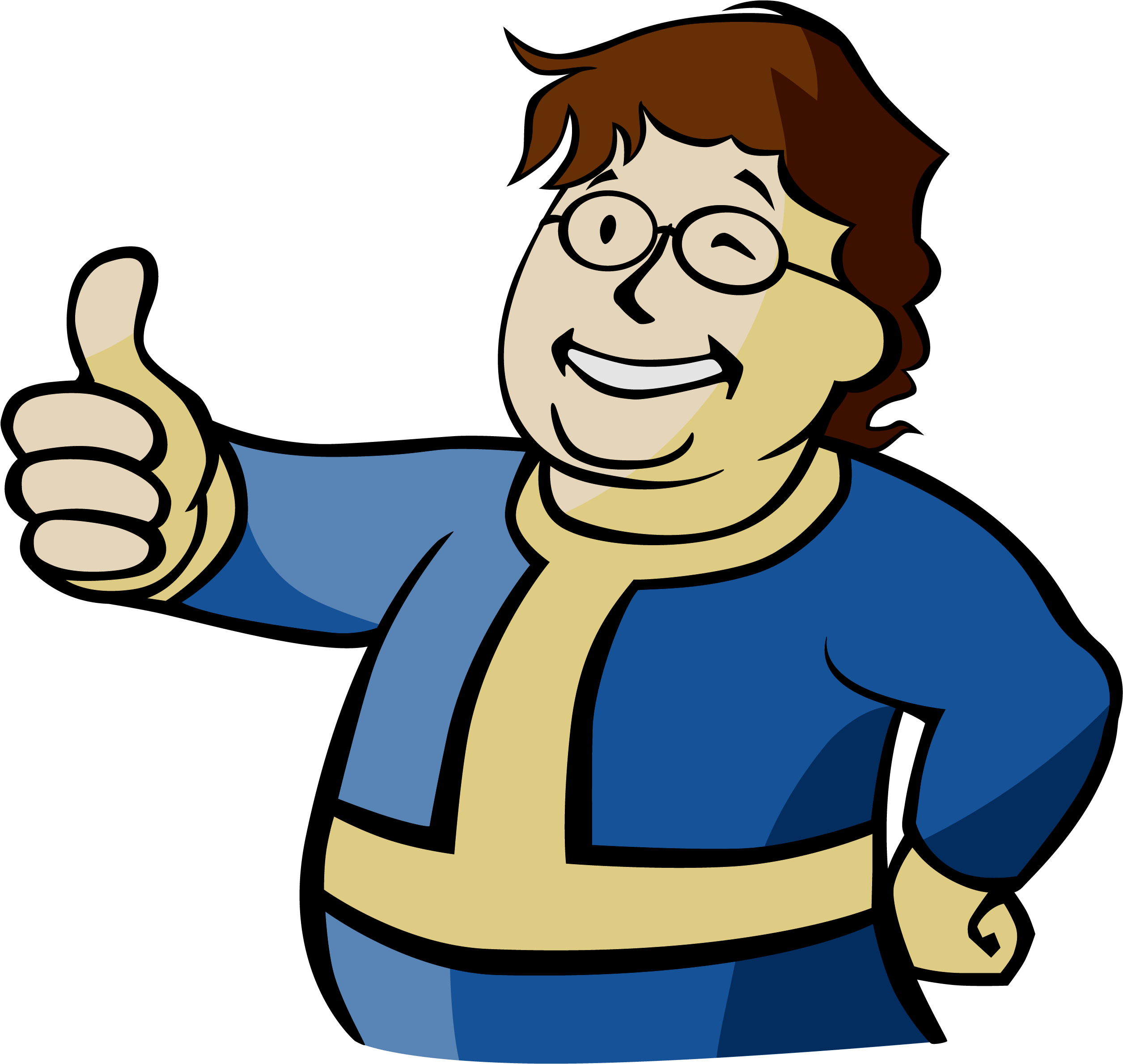 Fallout 3 Fallout Shelter Fallout 4 Facial Expression - Fallout Vault Boy (2534x2385)