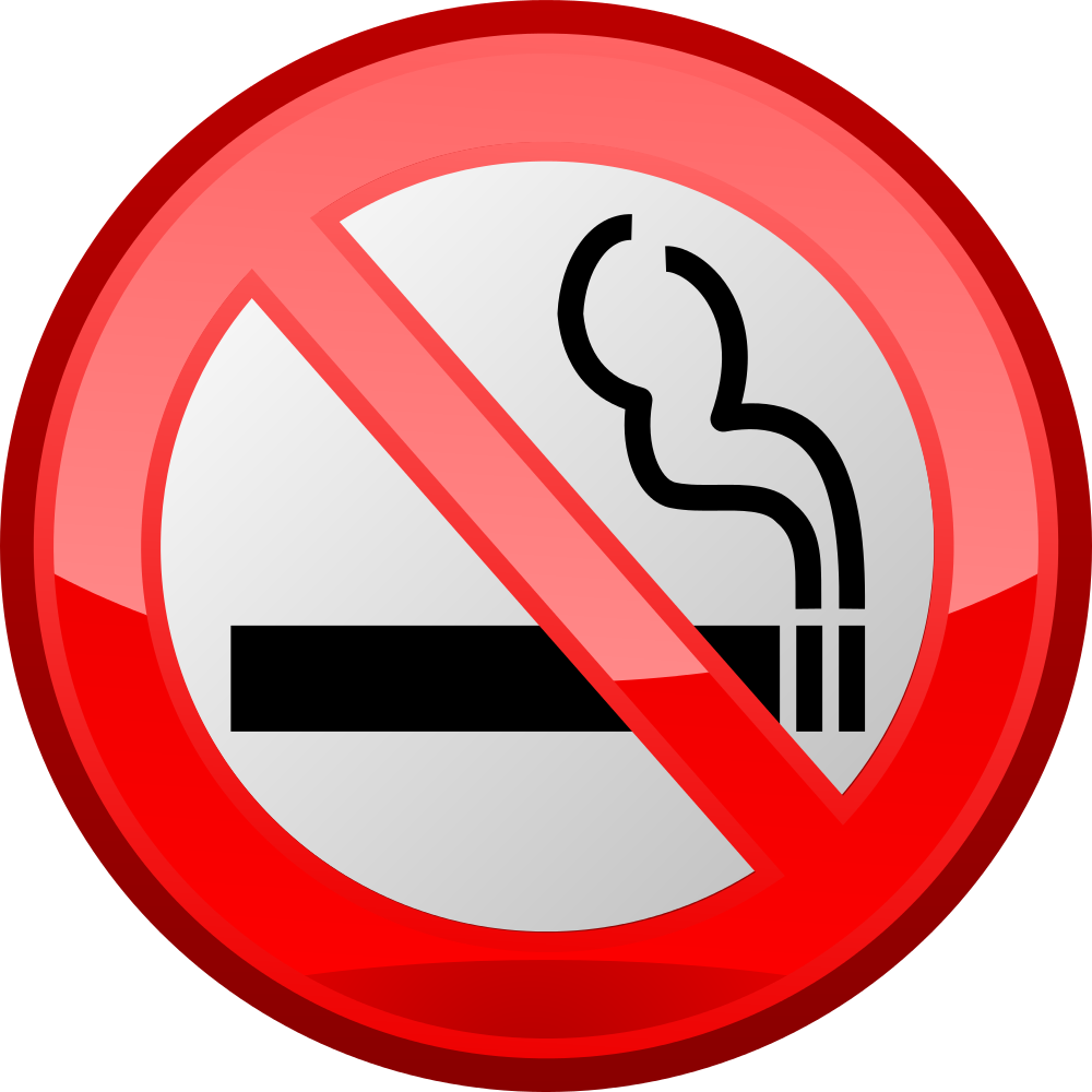 No Smoking Nuvola - Stop Air Pollution Signs (1000x1000)