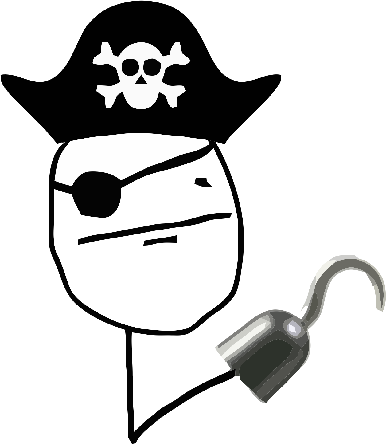 Suuuuuure, Half Price - Pirate Poker Face Meme (1302x1500)
