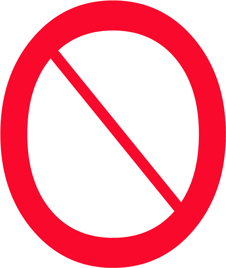 Sweet No Symbol Clip Art Medium Size - No Entry Sign No Background (1440x1080)