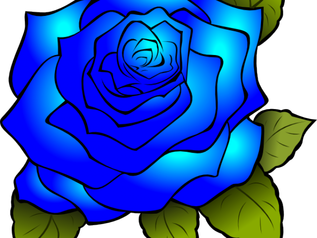 Blue Rose Cliparts - Single Red Rose Clipart (640x480)