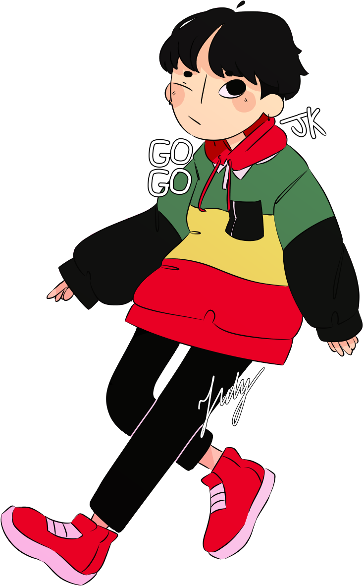 Favourites - Jungkook Art Go Go (847x1280)