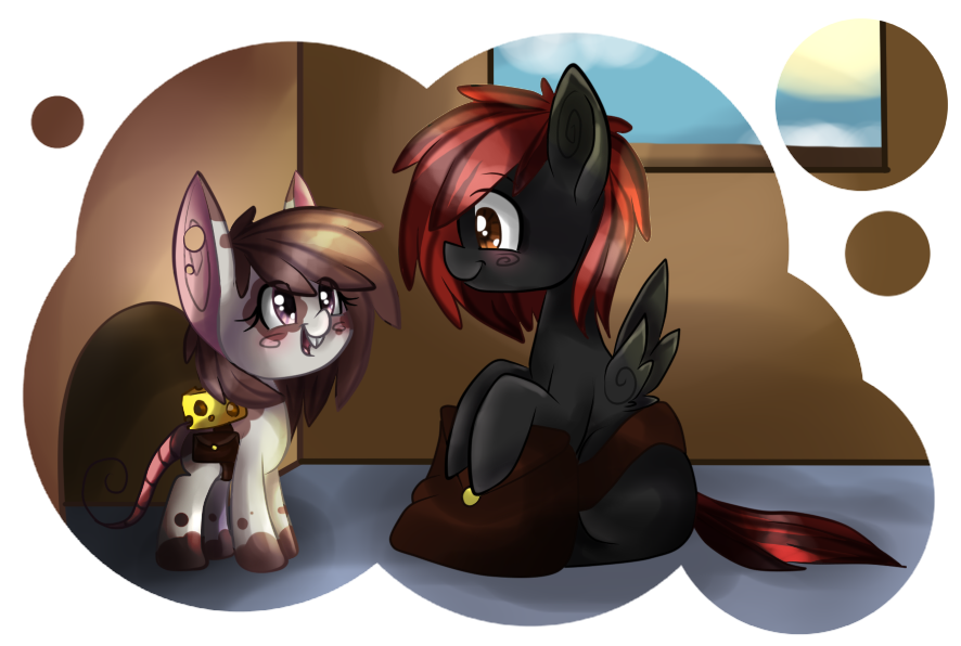 Rat Has A Mouse Infestation Wait ,what By - Cartoon (900x600)