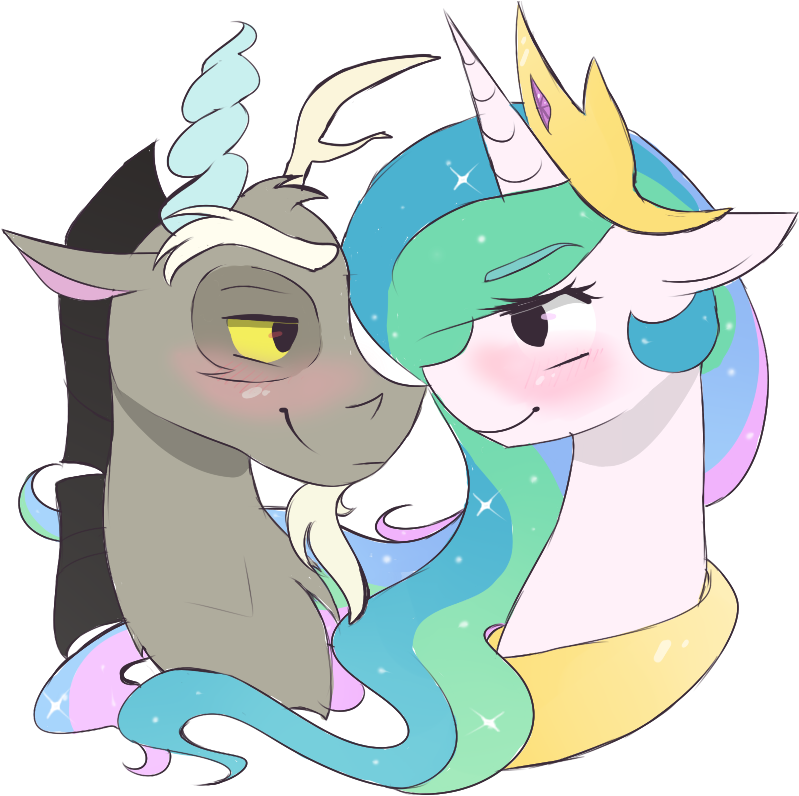 Southparktaoist, Blushing, Discord, Dislestia, Eye - Cartoon (1000x800)