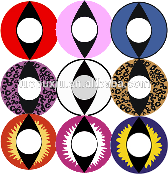 Cat Eye Dragon Eye Crazy Contact Lenses Wholesale Halloween - Contact Lens (600x600)