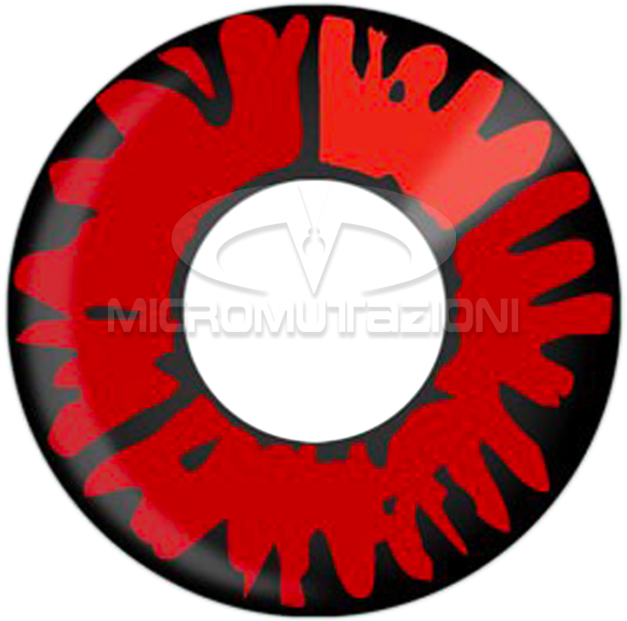 Terror Eyes® Contact Lens - Red Contact Lens Transparent (750x750)