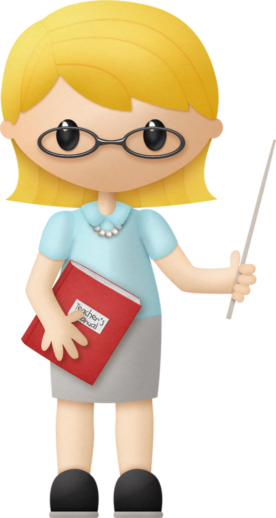 Patterns - Teacher Clipart Female (547x1024)