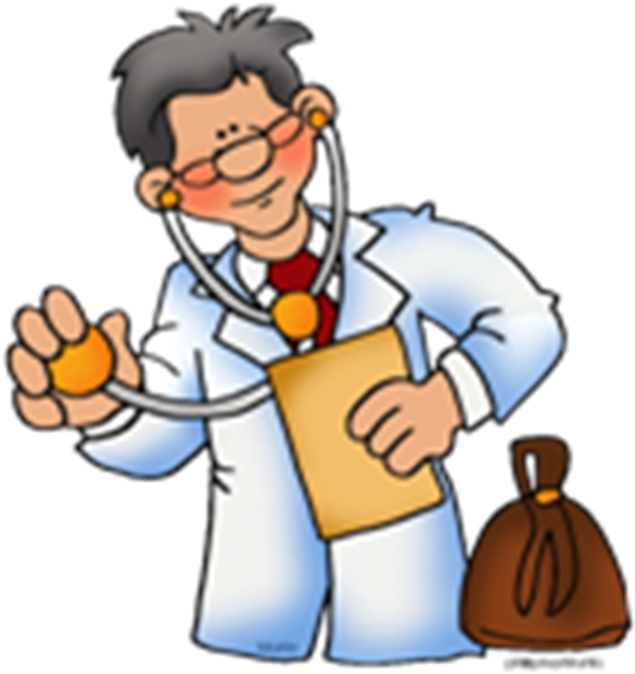Doctor - Doctor Visit Clipart (609x654)