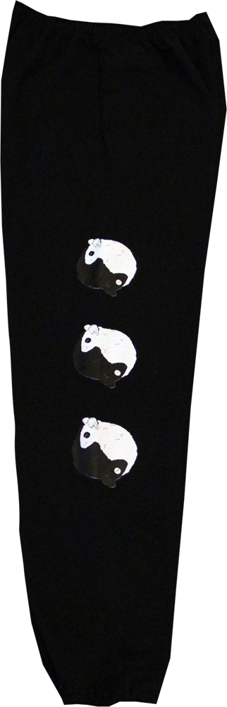 Image Of Sk8rats Rat Ying Yang Sweat Pants - Punxsutawney Phil (322x1000)