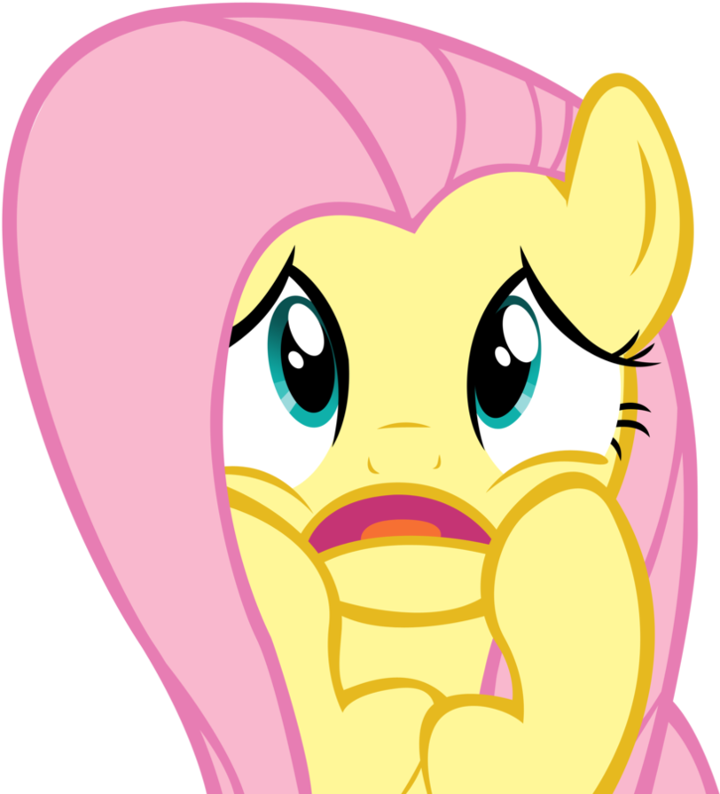 Question 4- Ss - Fluttershy Scared (894x894)