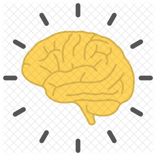 Human Brain Icon - Clock (512x512)