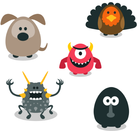 Brain Exercise - Cute Monster Tote Bag (512x512)