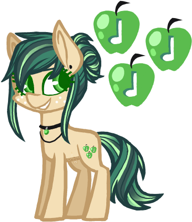 Applejack/coloratura Adoptable By Marshmall0wface - My Little Pony Coloratura (387x452)