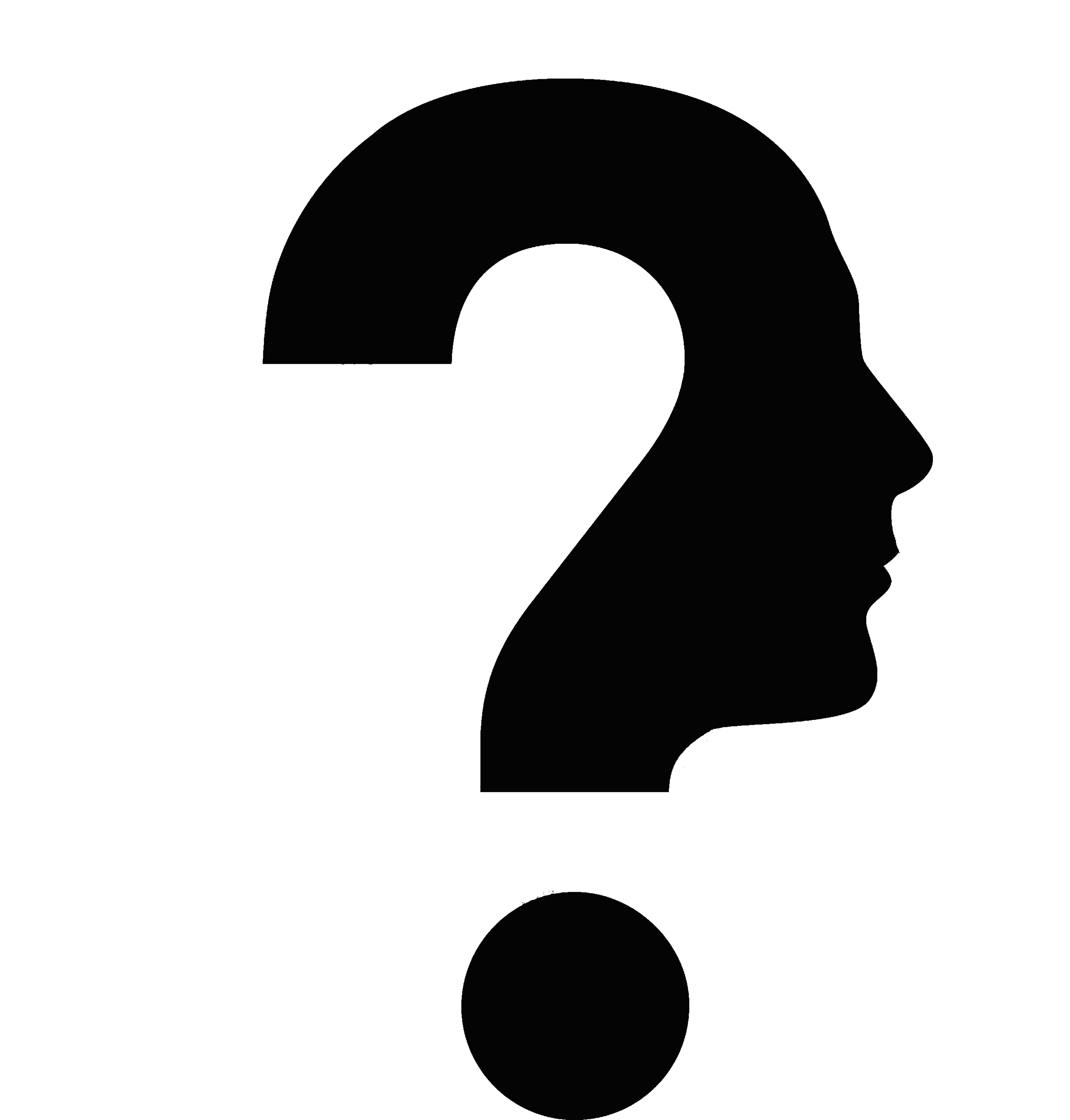 Human Head Question Mark Face - Question Mark Clipart (5000x5000)