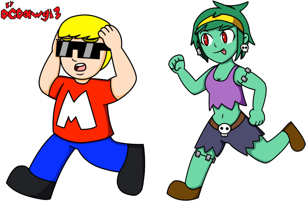 Don't Eat My Brain By Dcdawg13 - Cartoon (1024x658)