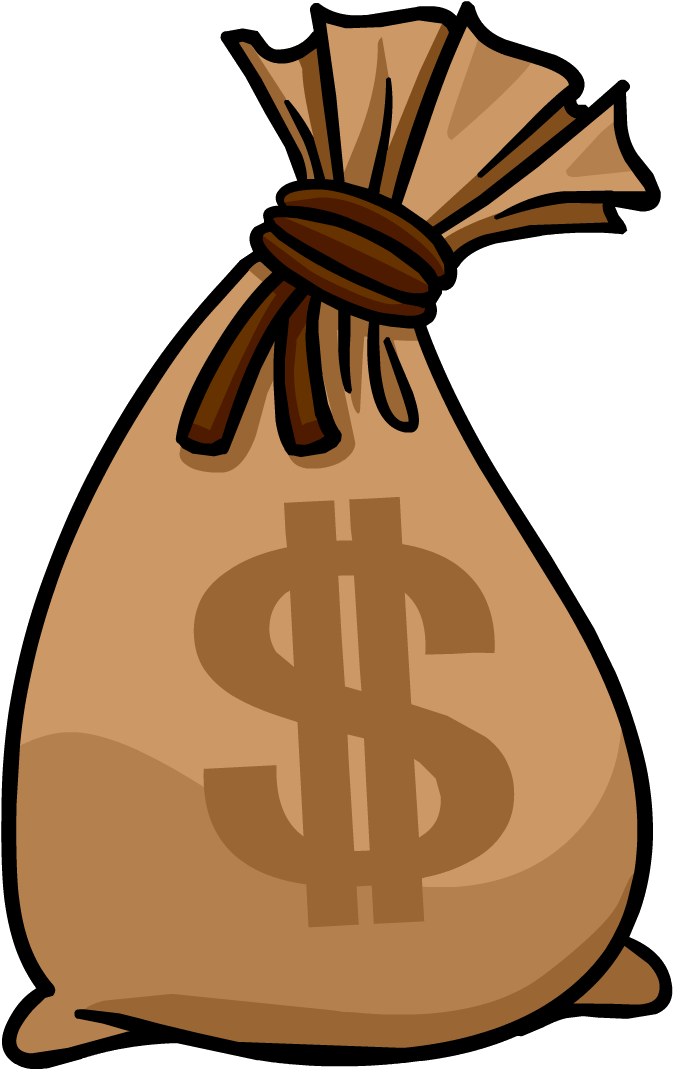 Money Bag Icon - Money Bag Clipart Transparent Background (1068x1068)