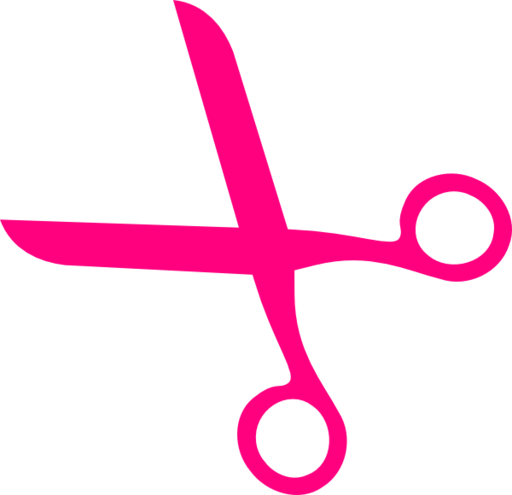 Sissors - Hair Salon Scissors Clipart (512x495)