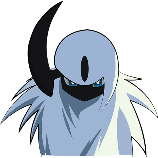 Absol Portrait 512x - Absol Blue Eyes (512x512)