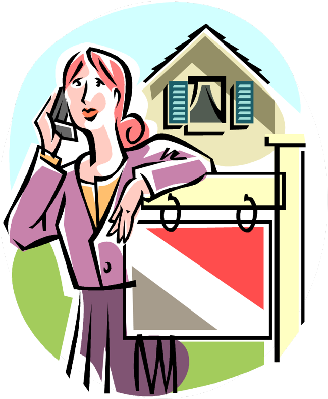 Estate Agent Real Estate Buying Agent Clip Art - Estate Agent Real Estate Buying Agent Clip Art (654x800)