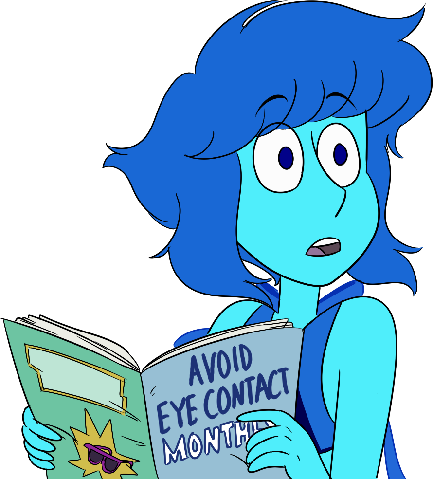 Blue Eyes Clipart Eye Contact - Lapis Lazuli Eyes Steven Universe (925x1024)