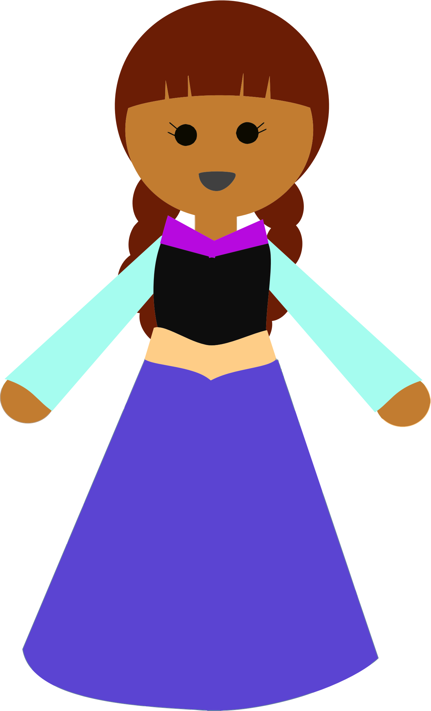Girl In A Dress 2 - Girl (1375x2267)