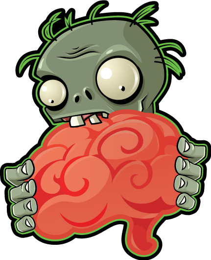 Pin By Sil Borgna On Cumple Valu - Plants Vs Zombies Brains (431x530)