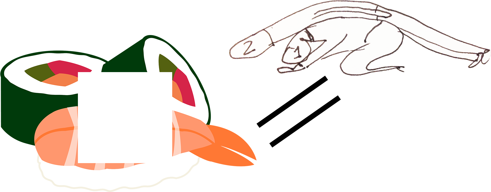 Body Z - Cartoon Sushi Roll (2000x1000)