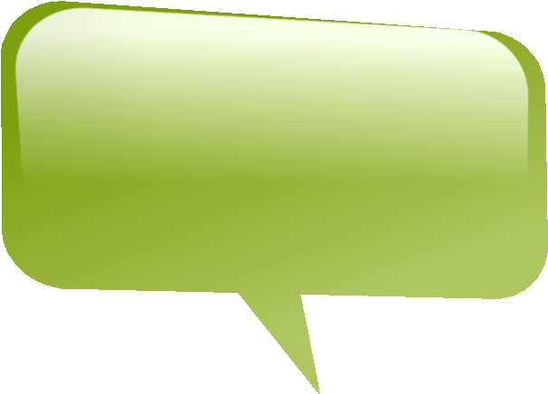 Spicy Speech Bubbles - Green Speech Bubbles (613x440)