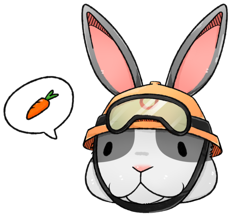 Rescue Rabbit Head By Lexissketches - Drawing (942x848)