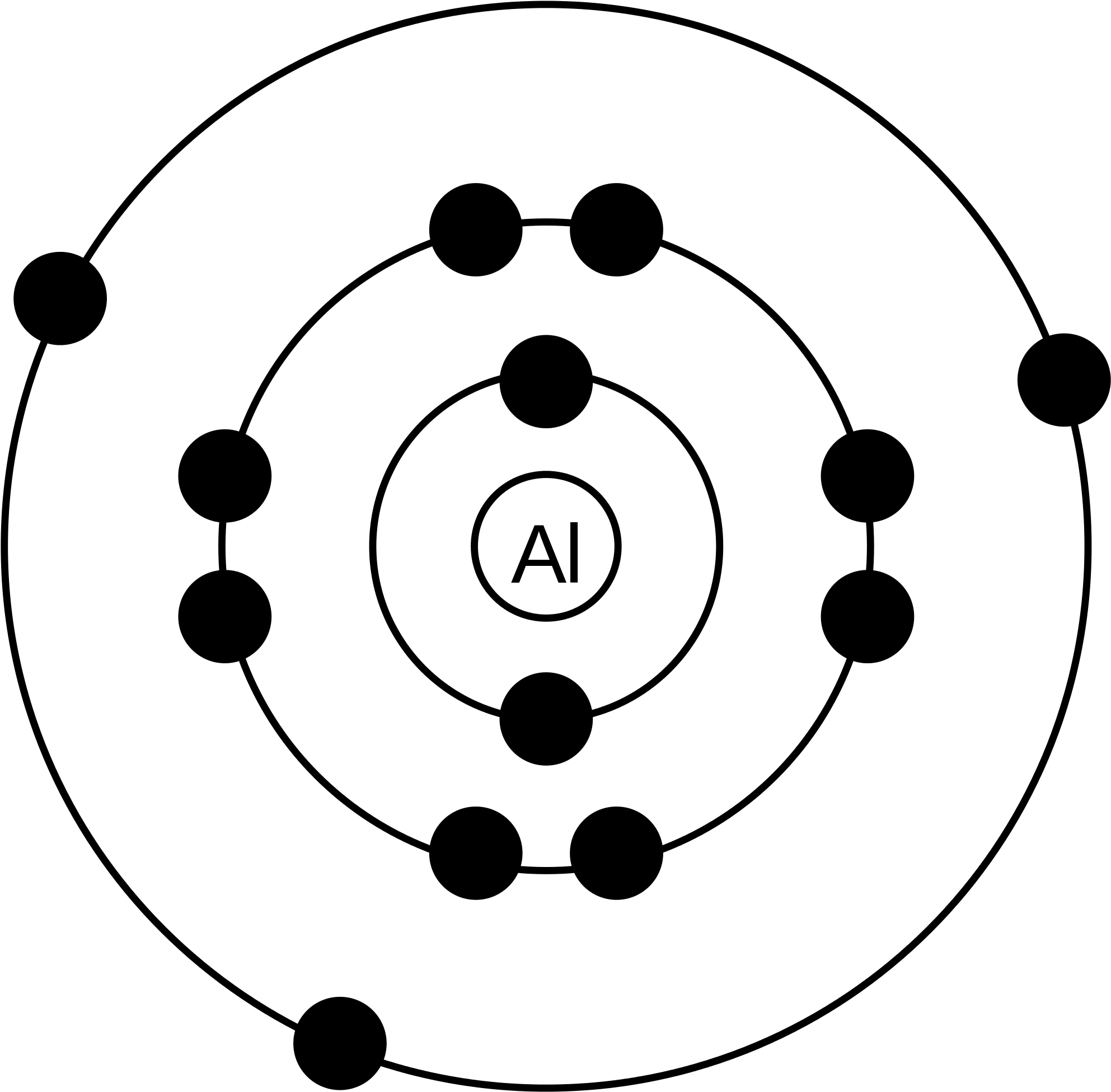 Open - Bohr Model For Aluminum (2000x2000)