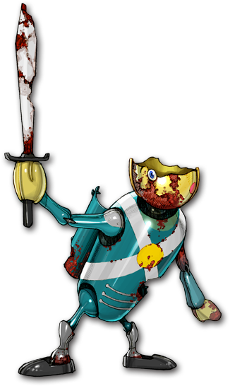 Aluminum Soldier Swordicon - Cartoon (326x546)