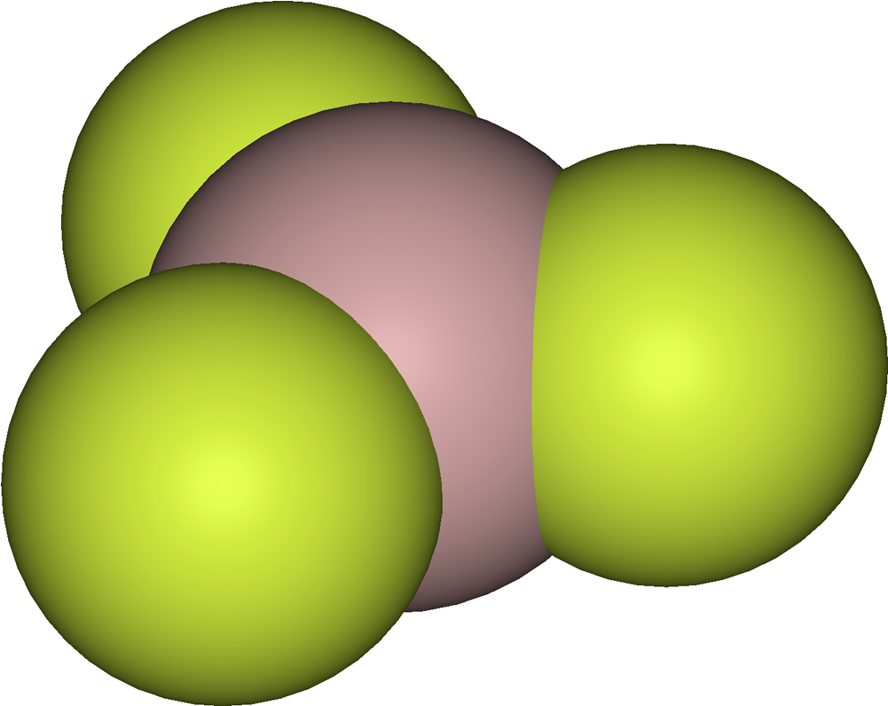 Modelo Molecular Del Fluoruro De Aluminio (1100x895)