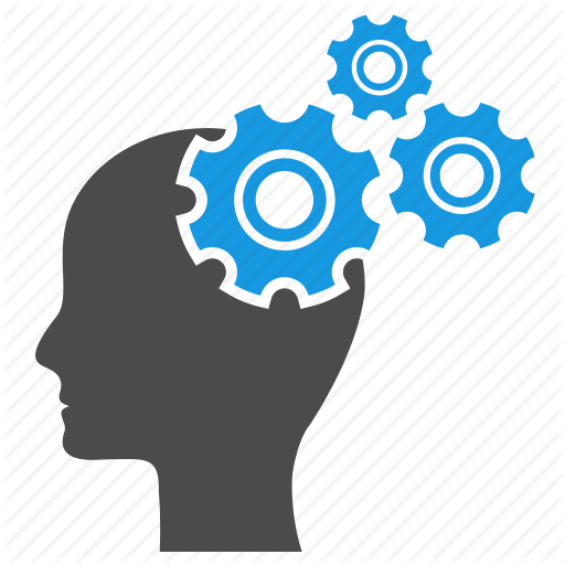Brain Gears Icon Png - Gear Brain Png (512x512)
