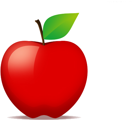 Apple Fruit Icon - Elementary Teacher Apple Teacher (610x458)