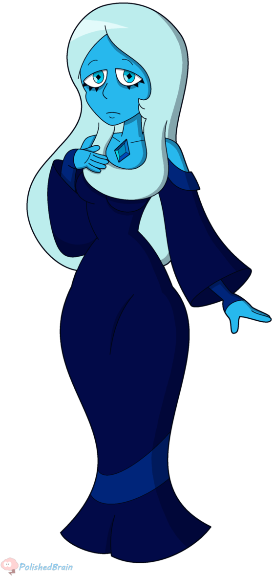 Blue Diamond By Polishedbrain - Su Blue Diamond Deviantart (643x1242)
