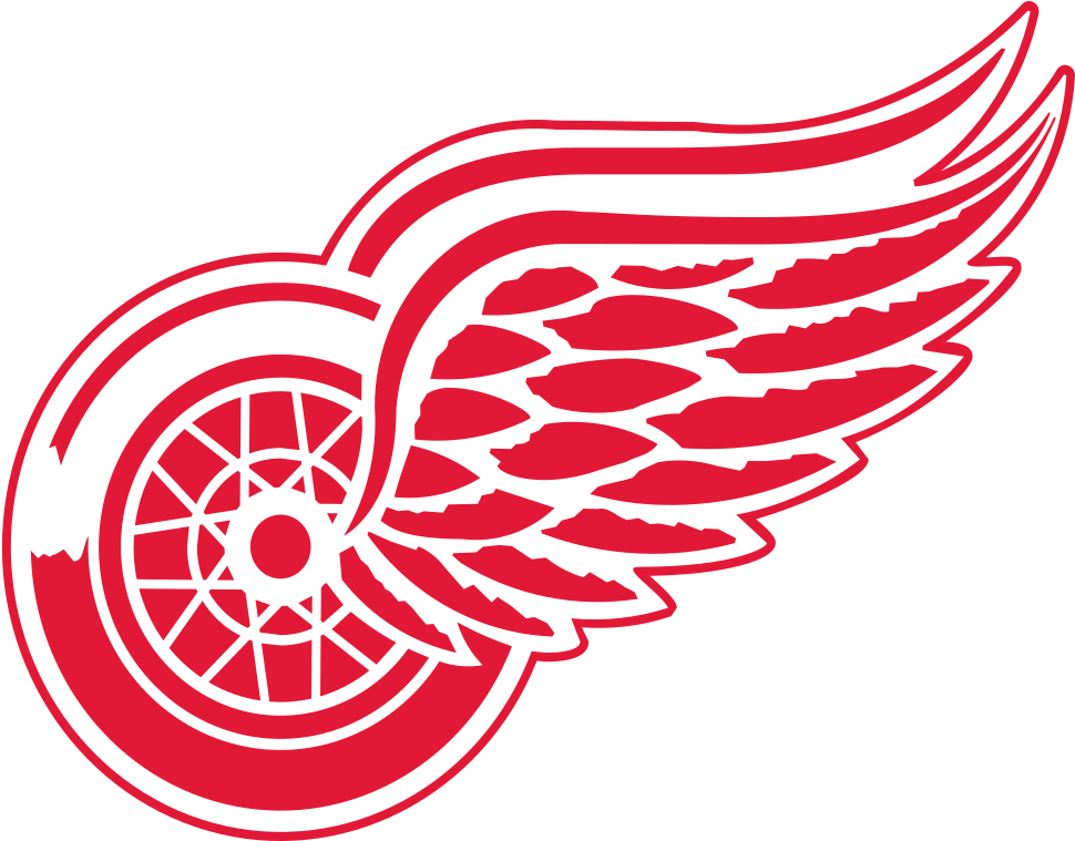 Nhl Aluminum Auto Emblem - Detroit Red Wings Logo (1024x758)