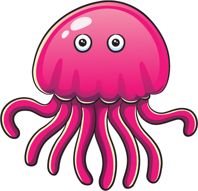 ค่ะ ถ้าเพื่อนๆ นำภาพไปลดขนาดให้เล็กลง - Jelly Fish Image Png (400x387)