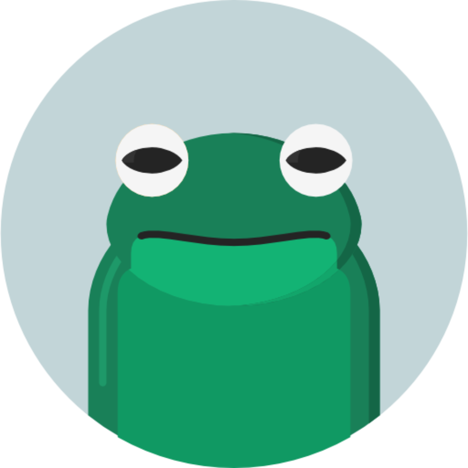 Amphibian Clipart Frog Habitat - Frog Icon Flat (960x960)