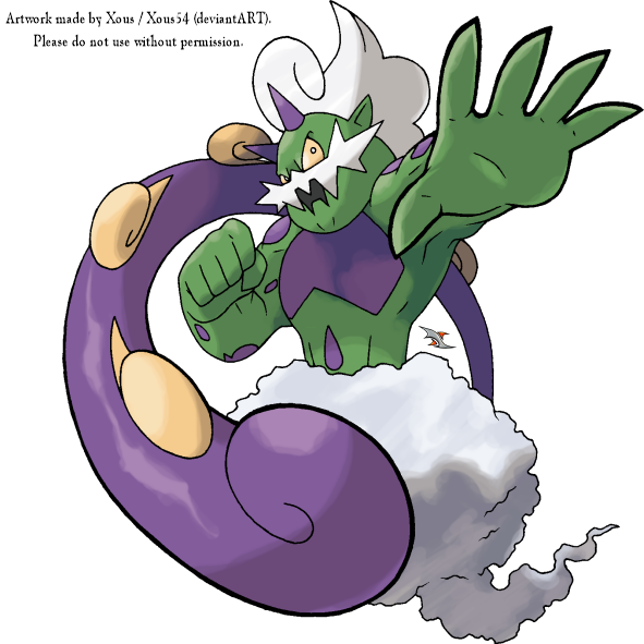 Tornadus By Xous54 - Pokemon Tornadus (591x591)