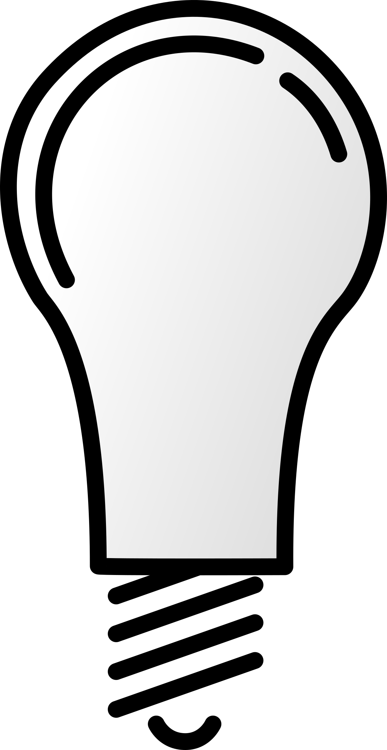 Lightbulb Off Clip Art - Light Bulb Clip Art (1238x2400)